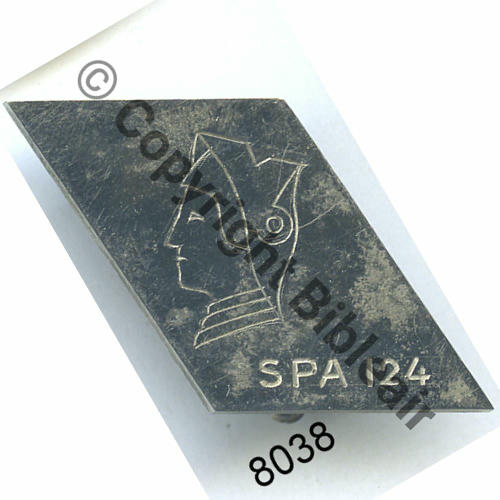 124  19xx A1098NH SPA.124 JEANNE ARC  SM Fab PERSO... Bol allonge Dos lisse irreg Src.SEGALEN 90EurInv 